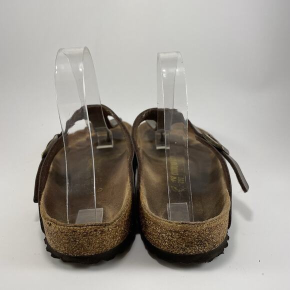 Birkenstock Gizeh Slide Sandal Womens Size 40 US Size 9-9.5 Brown Bronze - Picture 4 of 9